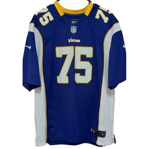Nike Vikings Kalil #75 NFL Football Jersey XL Purple Gold Minnesota #51C